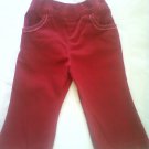 Classic Red Pants- Girl 24 Months