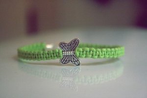 Handmade butterfly bracelet