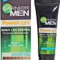 2 X Garnier MEN Power Light Oil Control Fairness Moisturiser