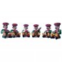 Little India Wooden Rajasthani Musician Bawla (Set of 6)