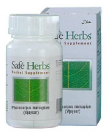 3x - Pterocarpus Marsupium (Vijaysar) - 180 Caps -Diabetes/Blood Sugar Controller