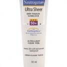 2 LOT X Neutrogena Ultrasheer Dry-touch Sunblock SPF 50+ - (30 Ml)