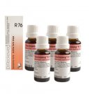 5 x Dr.Reckeweg-Germany R76- Constitutional Asthma-Therapy. (Pack of 5)