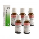 5 x Dr.Reckeweg-Germany R38- Affections Of The Abdomen Right Side