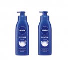 2 x Nivea Nourishing Lotion Body Milk Richly Caring for Very Dry Skin, 400ml