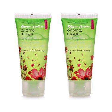 2 x Aroma Magic Neem and Tea Tree Face Wash, 50ml (pack of 2)