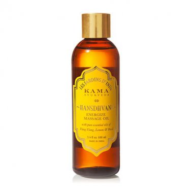 Kama Ayurveda Hansdhvani Energize Massage Oil with Pure Essential Oils, 100ml