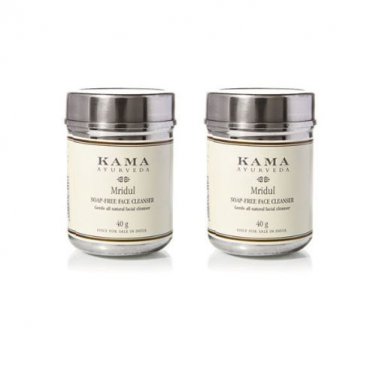 2 x Kama Ayurveda Mridul Soap-Free Face Cleanser, 40g