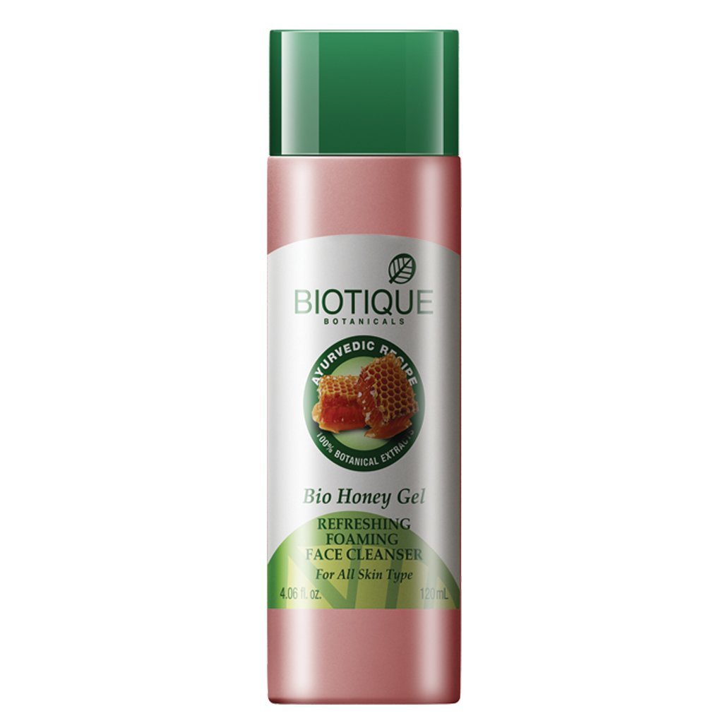 Biotique Bio Honey Gel Hydrating Foaming Face Cleanser, 120 Ml.
