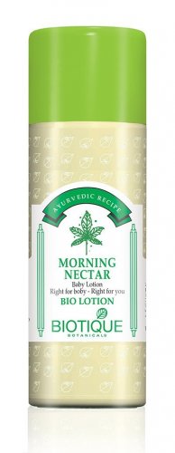 Biotique Bio Morning Nectar Newborn Baby Moisture Lotion, 190 ml.