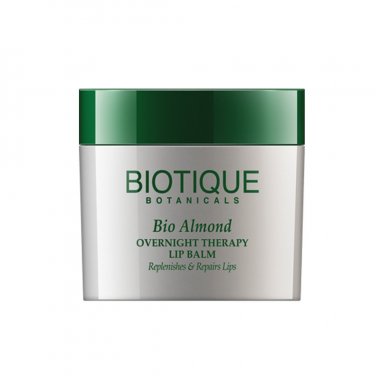 Biotique Bio Almond Overnight Therapy Lip Balm, 12G.