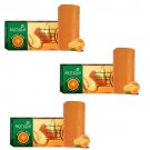 Biotique Orange Peel Exfoliating Soap, 150g (Pack of 3).