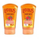 2 x Lotus Herbals Breezy Berry SPF 20 Sun Block Cream, 50g (Pack of 2)