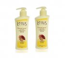 2 x Lotus Herbals Daily Hand & Body Lotion - Cocoa Caress SPF 20 (300ml) (Pack of 2)