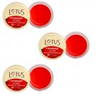 3 x Lotus Herbals Lip Balm, Strawberry, 5g (Pack of 3)