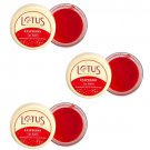 3 x Lotus Herbals Lip Balm, Raspberry, 5g (Pack of 3)