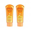 2 x Lotus Herbals Safe Sun De-Tan After Sun Face Pack, 100g