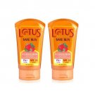 2 x Lotus Herbals Safe Sun Block Cream SPF 20, 50g