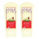 2 x Lotus Herbal Sheamoist Shea Butter and Real Strawberry 24 hour Moisturiser, 120g