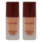 2 x Lakme Invisible Finish Foundation "Expedited International Delivery by USPS / FedEx "