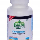 Vista Nutrition Curcumin with Piperine - 60 Capsules