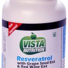 Vista Nutritions Resveratrol Grape Seed Ext Redwine Ext - 120 Capsules