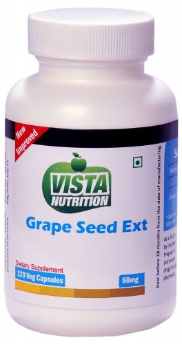 Vista Nutritions Grape Seed Ext 50 mg - 120 Capsules