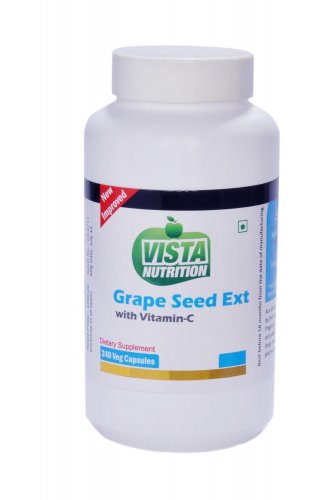 Vista Nutritions Grape Seed Extract Vitamin C - 240 Capsules