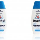 2 pack X Schwarzkopf Super Soft Baby Shampoo & Shower Gel 250 ml (Pack Of 2)