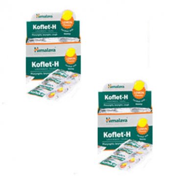 2 pack X Himalaya Koflet-H&Acirc;&nbsp;LOZENGES Lemon Flavour