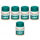 5 pack X Himalaya Lukol TABLETS