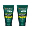2 pack X Himalaya Himalaya MEN Intense Oil Clear Lemon Face Wash 100ml