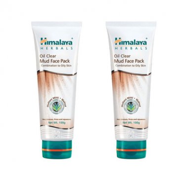 2 pack X Himalaya Oil Clear Mud Face Pack 100g
