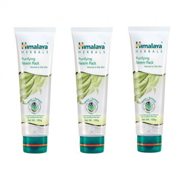 3 pack X Himalaya Purifying Neem Pack 100g