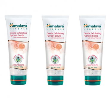 3 pack X Himalaya Gentle Exfoliating Apricot Scrub 100g
