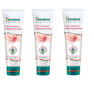 3 pack X Himalaya Clear Complexion Whitening Face Scrub 50g