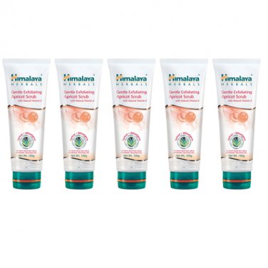 5 pack X Himalaya Gentle Exfoliating Apricot Scrub 100g
