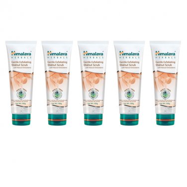 5 pack X Himalaya Gentle Exfoliating Walnut Scrub 100g