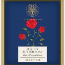 Forest Essentials Rose and Cardamom Luxury Butter Soap, 125g
