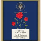 Forest Essentials Rose and Cardamom Luxury Sugar Soap, 125g