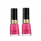 2 Pack X Revlon Nail Enamel Fuchsia Fever (8 ml)