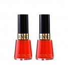 2 Pack X Revlon Nail Enamel Red Hot Tamale (8 ml)
