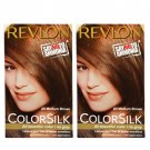 2 Pack X Revlon Colorsilk Hair Color Medium Brown 4N (40 ml)