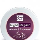 Auravedic Nourishing Night Lotion, Almond & Grapeseed ,100g
