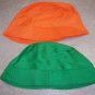 New Green and Orange Childrens Bucket Hats Free Shipping
