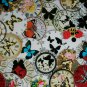 Antique Embellished Clocks 1" Round Images