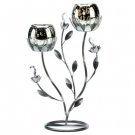 Silver Tulip Candelabra