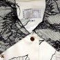 Dinner Jacket Evening Rhinestones elegant White, black Lace sz 6 USA made MINT