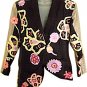 Designer Clothes Jacket Clubwear OOAK Petra Bloch Design Italy Application sz 8