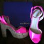 Madden Girl Barronn Platforms in Neon Pink